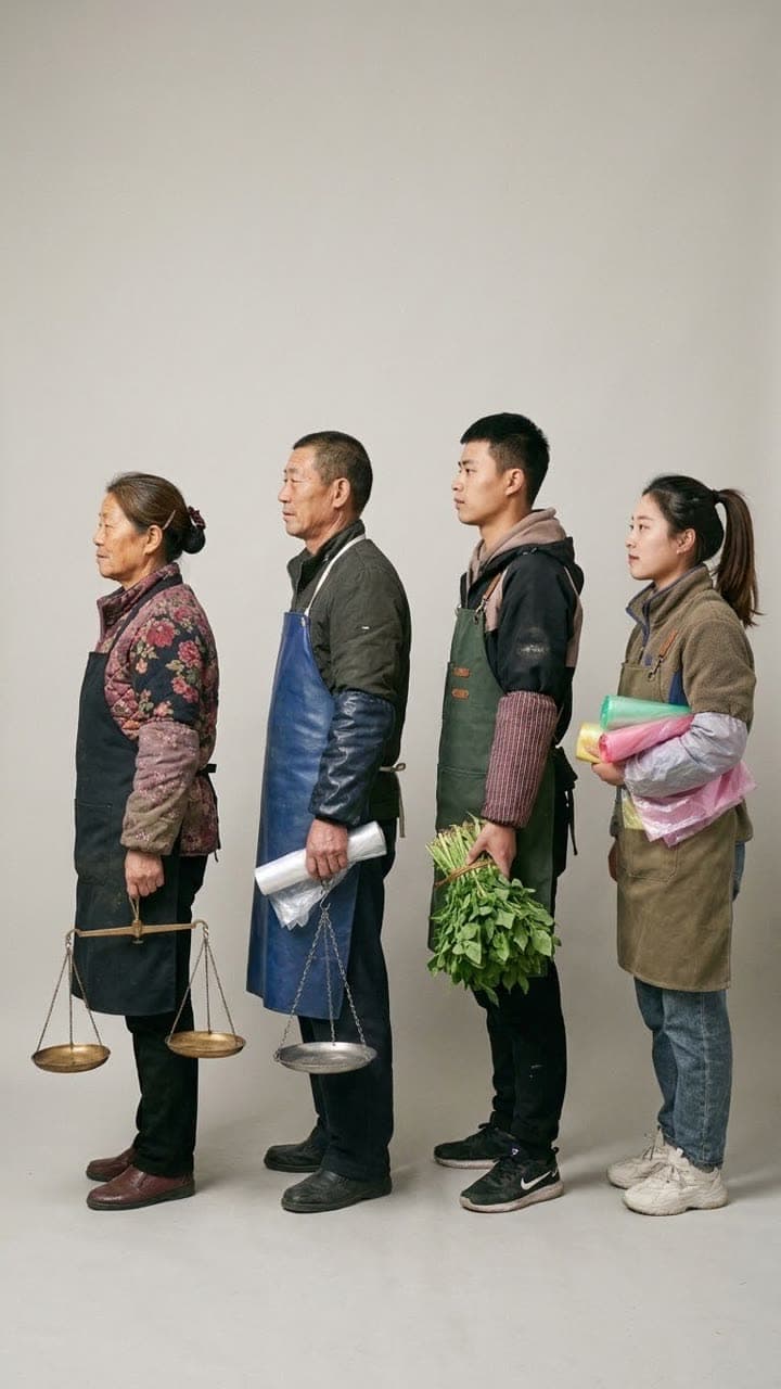 菜市场摊贩