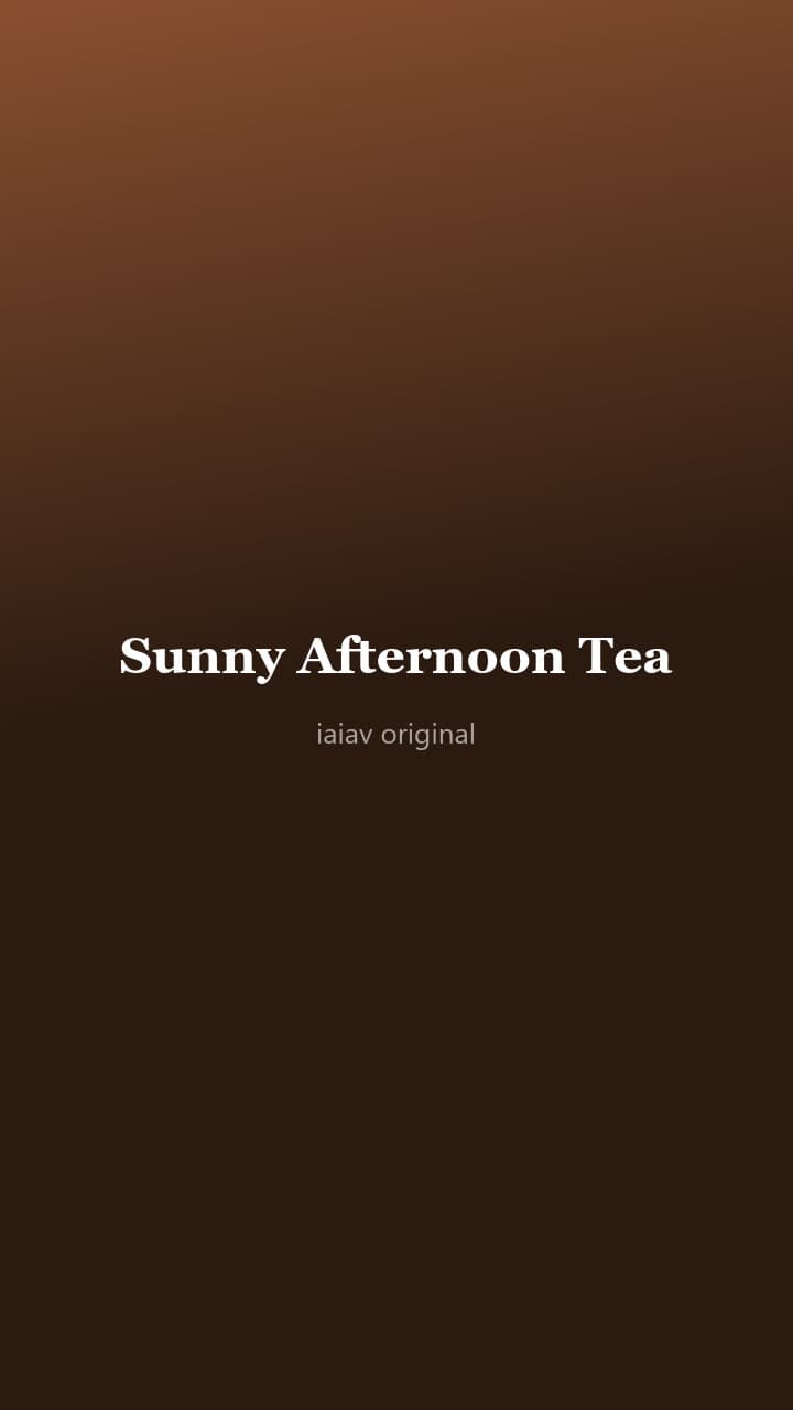 Sunny Afternoon Tea